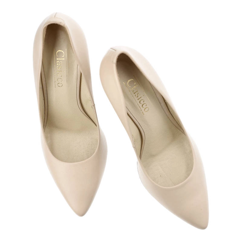 Pantofi cu toc CLASICCO - 1197 Bej 536
