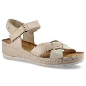 Sandale WASAK - 0473 Bej+de Aur