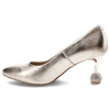 Pantofi Cu Toc ESPIRITO - C-1287/3 Aurii 9290