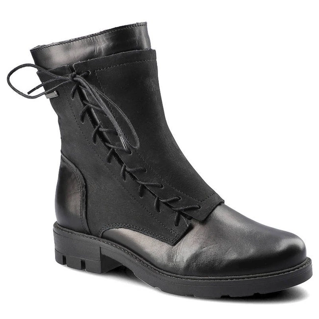 Botine POLLONUS - 5-0876-001 Negri Velvet/Negri Samuel